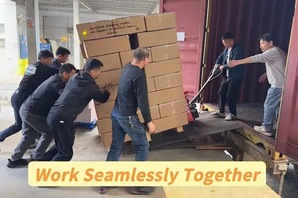 Loading Efisien- Wadhah 40HQ saka Kothak Kertas Perawatan Kulit